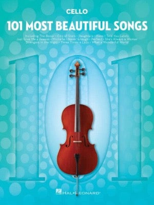 101 Most Beautiful Songs Cello Bladmuziek