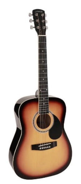 akoestische gitaar 3/4 Nashville sunburst 6034-sb