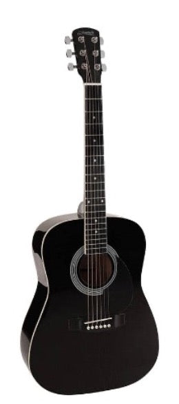 akoestische gitaar Nashville 3/4 zwart 6034-bk