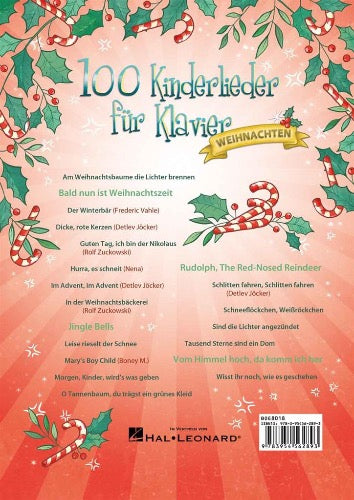 100 Kinderlieder für Klavier Weihnachten
