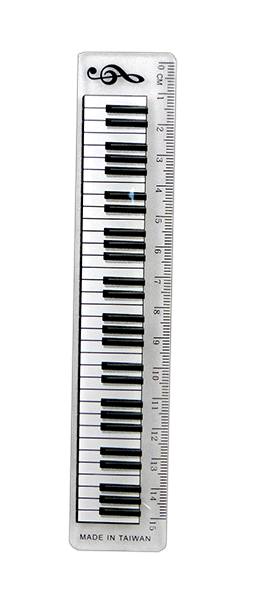 Muziekcadeau Schrijfgerei Linialen 15 cm