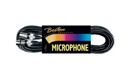 Boston Microfoonkabel 1 meter MXX-1-BK