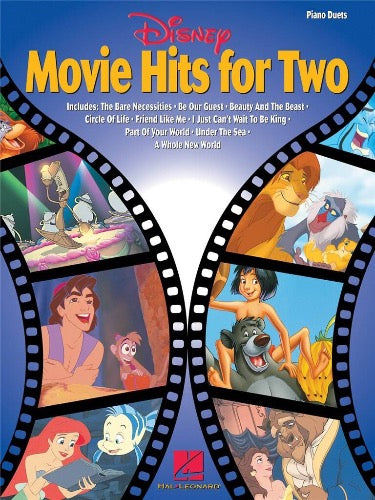 Disney movie hits for two piano duetten