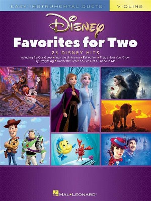 Disney Movie Hits For Two Viool Duetten