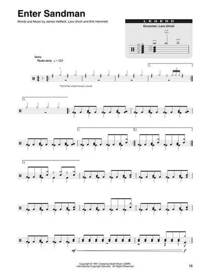 Drum Play-along Vol. 48 Metallica 1991 - 2006