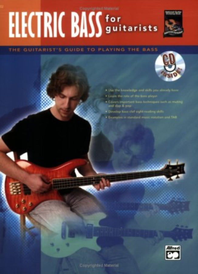 Electric Bass For Guitarists Bladmuziek Basgitaar met CD