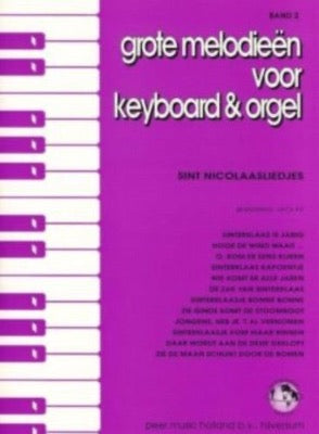 Grote Melodieën Sint Nicolaasliedjes Keyboard muziekboek