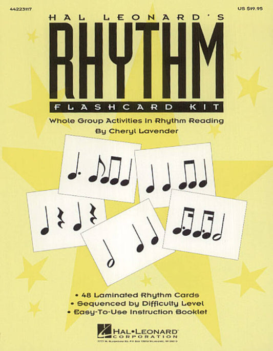 hal Leonard rhythm flash card kits choral
