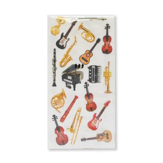 Muziekcadeau Tissues muziekinstrumenten