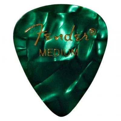 Plectrum Gitaar Fender Premium Celluloid Groen per stuk