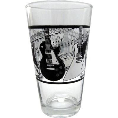 glas pint gitaar muziek cadeau