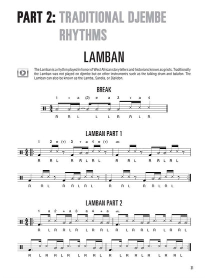Hal Leonard Djembe Methode Bladmuziek