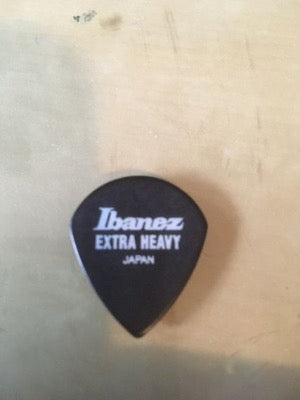 Plectrum Gitaar Ibanez extra heavy Ibanez zwart