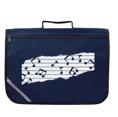 Muziekcadeau Mapac Excel Muzieknoten donker blauw