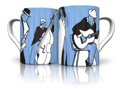 muziek beker blues cadeau