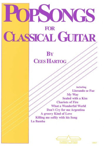 Popsongs For Classical Guitar 1 Gitaarboek