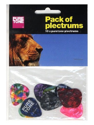 Gitaar Plectrum 10 stuks assortiment Pure Tone