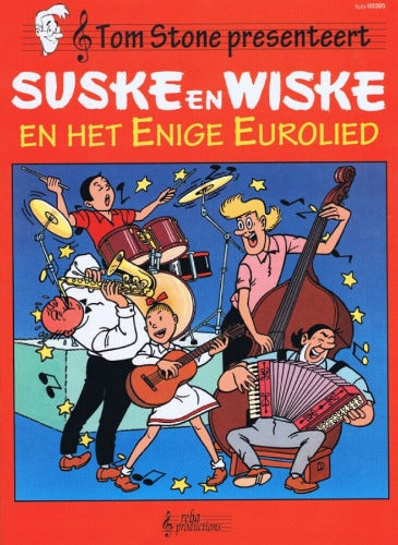 Suske & Wiske Enige Eurolied Blokfluit bladmuziek